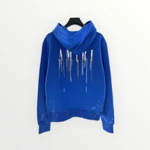 HOODIE ZIP AMI BLU