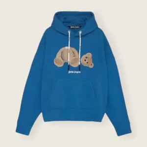 HOODIE PALM BLU