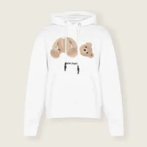 HOODIE PALM WHITE